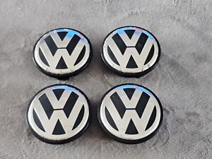 Used Genuine VW Volkswagen Touareg Alloy Wheels Centre Caps Set