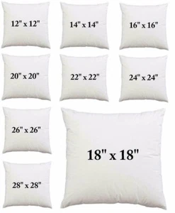 Pack of 4 Extra Deep Filed All Sizes Cushion Pads Inserts Fillers Scatters - Picture 1 of 5