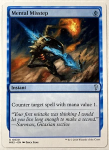MTG Mental Misstep (White Border) Mystery Booster 2 30 NM - Picture 1 of 6