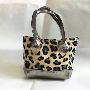 Bolso de mano con estampado de leopardo se adapta a muñecas chicas americanas de 18 - Imagen 1 de 1