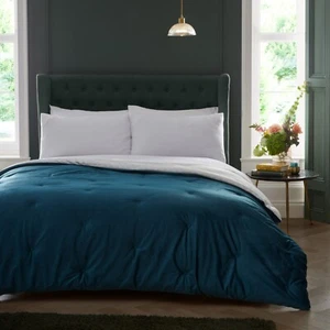 Quilted Bedspread Austell Soft Touch Velvet by Appletree Heritage Teal - Picture 1 of 6