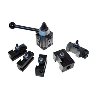 CXA Piston Tool Post Set CNC High Precision Quick Change Lathe Holders 300Series - Picture 1 of 1