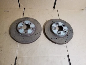 90-96 Nissan 300ZX Z32 na Front Brakes Rotors drilled and slotted - Picture 1 of 2