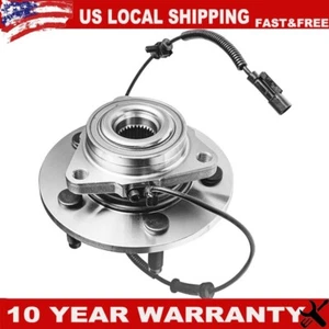 Conjunto de cojinete de rueda de buje delantero para Dodge Ram 1500 2006 2007-2009 5 pernos con ABS - Imagen 1 de 10