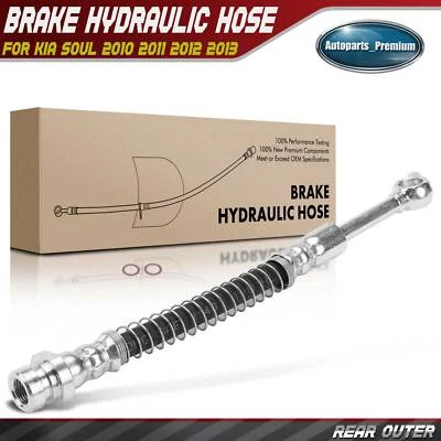 Manguera hidráulica de freno exterior para conductor trasero o pasajero 1 pieza para Kia Soul 2010-2013 Foto 1 de 4