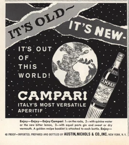 Campari 1965: anuncio impreso vintage fuera de este mundo - Imagen 1 de 1