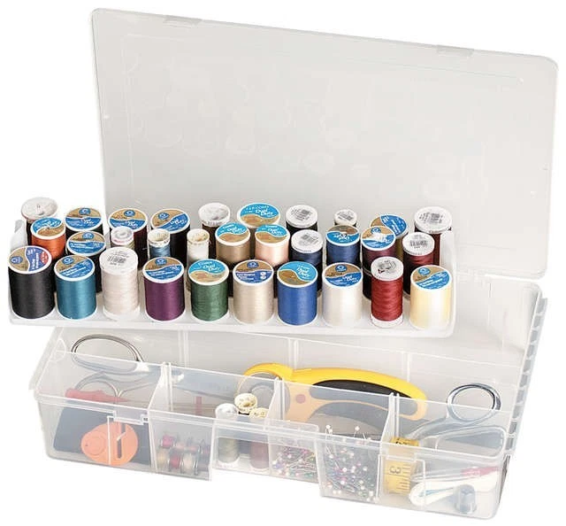 ARTBIN SEW LUTIONS THREAD STORAGE BOX is stackable for spool sewing supply - Image 1 of 1
