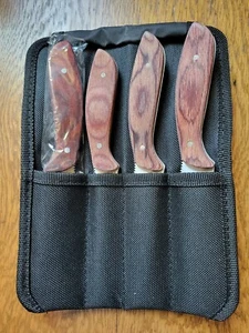 Browning RMEF 4 Knife Set with Case - Picture 1 of 5