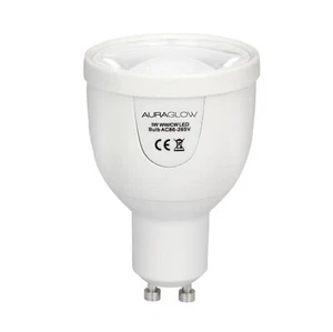 Auraglow 2.4GHz Remote 5W Multi White Dimmable Adjustable Colour Temp LED GU10 - Picture 1 of 12