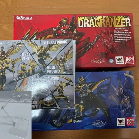 SH Figuarts Kamen Rider RYUKI SET Survive / Knight Survive / Odin "Excellent" Cover