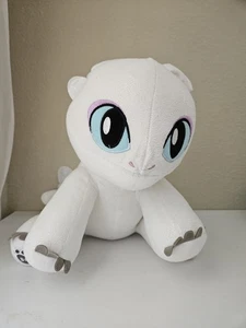 Costruisci Un Orso Come Addestrare Il Tuo Drago Luce Furia 15" Peluche Bianco Battito Cuore - Foto 1 di 3