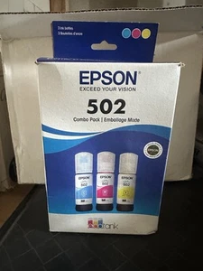 Epson 502 Kombipack Tinte Cyan Magenta Gelb Neu Original Ablaufdatum 2027 - Bild 1 von 4