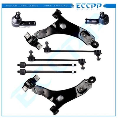 Brazo de control inferior delantero 10 piezas extremos de barra estabilizadora eslabones para Ford Focus 2006 Foto 1 de 4