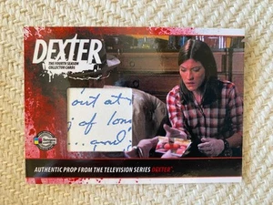 DEXTER TEMPORADA 4 UTILERÍA TARJETA PIEZA DE UNA POSTAL - Imagen 1 de 2