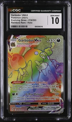 GARBODOR VMAX Evolving Skies Holo Rare #216 CGC 10 Pokemon [Nostalgium] - Image 1 of 2