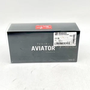 Ray Ban Aviator RX8225V 1220 Titanium Eyeglasses Arista Full Rim Pilot 55 14 140 - Picture 1 of 7