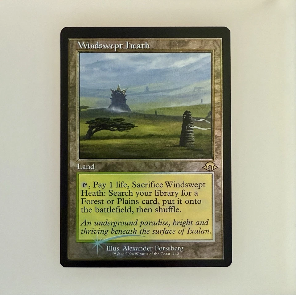 Magic the Gathering: Windswept Heath (Retro Frame) Modern Horizons 3 Foil NM - Image 1 of 3