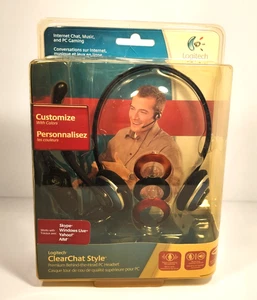 Logitech ClearChat Style PC-Headset Neu im Karton versiegelt Noise Cancelling Mikrofon, USB - Bild 1 von 10