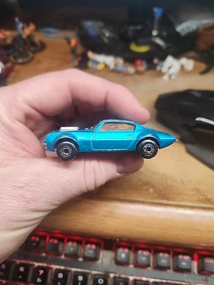 Vintage Matchbox Superfast 1975 No. 4 Pontiac Firebird Metallic Blue - Image 1 of 4