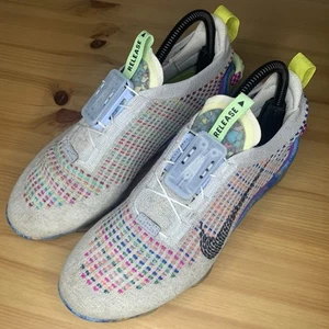 Nike Air VaporMax 2020 Pure Platinum Multicolour Trainers Size 5.5 UK CJ4069-003 - Picture 1 of 7
