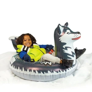 Artic Husky Dog Inflatable Snow Tube PVC Snow Candy Pool Candy SC3110HSK - Picture 1 of 4