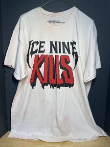 Ice Nine Kills Double Sided Lightly Distressed Graphic T-Shirt Men’s XL - Picture 1 of 12