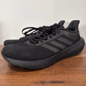 Adidas PureBoost Jet 22 Triple Black US 10 Shoes Running Athletic Gym GW8589 - Picture 1 of 6