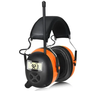 Auriculares Radio AM/FM con Pantalla Digital EP003, 30dB AM FM Protección Auditiva... - Imagen 1 de 8