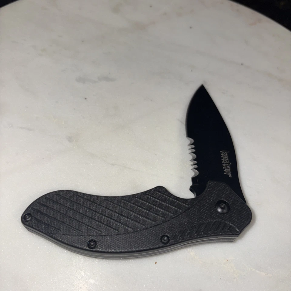 Kershaw столкновение нож 3,1» зазубренный складной EDC самообороны 1605CKTST быстрая доставка - Изображение 1 из 4