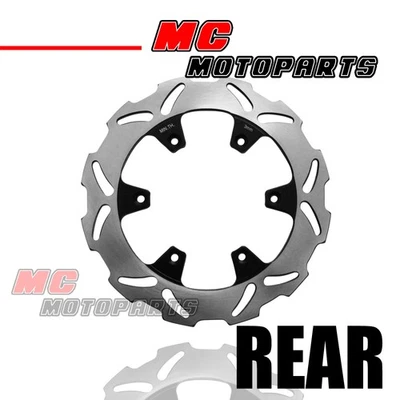 Disco de freno rotor trasero 1 pieza para Kawasaki KX 125 250 KDX 200 220 KLX 300R 650R Foto 1 de 2