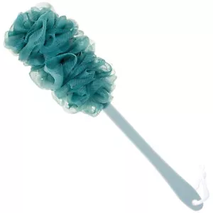 Back Scrubber For Shower Loofah Long Handle Bath Body Brush Soft Nylon Mesh Spon - Picture 1 of 9