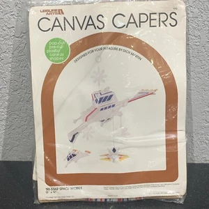 Leisure Arts Canvas Capers Craft Tri-Star Space Mobile 12x12” Plastic Canvas Kit - Picture 1 of 5