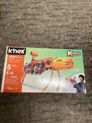 K'nex Sabertooth Rotoshot Blaster Building Set K Force Build and Blast - New - Image 1 of 2