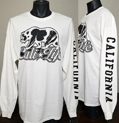 Nueva Camiseta Tony Hawk Manga Larga Monopatín Cali Life Bear California XL Foto 1 de 4