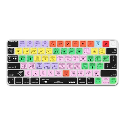 XSKN Avid Pro Tools Shortcuts Keyboard Cover for iMac 24" Magic Keyboard 2021+ - Image 1 of 4