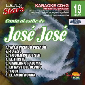 Karaoke Latin Stars 19 José Vol. 1 - Imagen 1 de 1