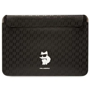 Karl Lagerfeld Universelle Tasche Hülle Saffiano Monogram Choupette Schwarz - Afbeelding 1 van 4