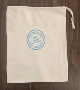 Pottery Barn's Kids Learning Toys Impariamo Puzzle Giocattolo Tote Bag Stoccaggio - Foto 1 di 1