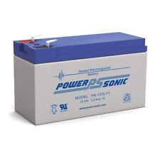 Power Sonic PS1280 12V 8 AH Rechargeable Battery F1/F2 Terminal Sealed Lead Acid