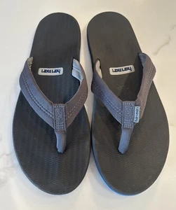Hari Mari Herren Dünen Memory Foam Fußgewölbe Unterstützung Flip Flops anthrazit Gr. 12/11 - Bild 1 von 7