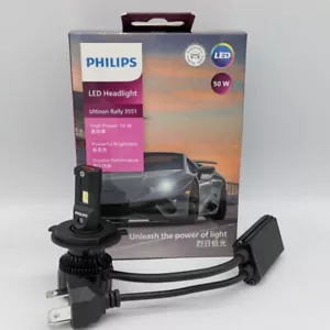 PHILIPS LED Headlight H4 Ultinon Rally 3551 H4 LED 50W Car Headlight Bulb Kit - Picture 1 of 1