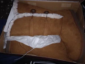 Arizona Jean co 11 Medium Az Button Chestnut Boots - Picture 1 of 4