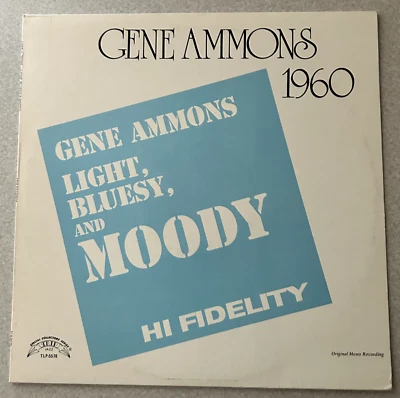 Gene Ammons Light Bluesy And Moody LP recored  1947-49 RE Mono Comp Swinging - Image 1 of 4