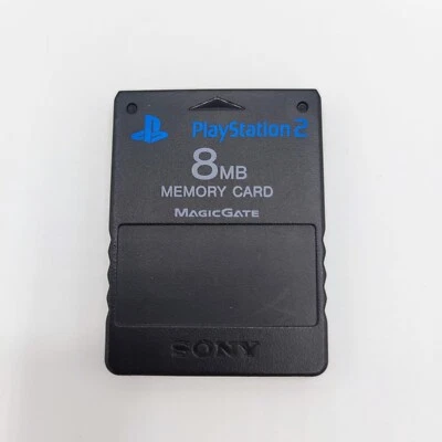 MEMORY CARD 8 MB PS2 PER CONSOLE SONY PLAYSTATION 2 ORIGINALE NERA - Immagine 1 di 2