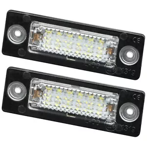 2X LED Kennzeichenbeleuchtung Nummernschild für VW T5 Caddy Passat Touran Golf/ - Bild 1 von 8