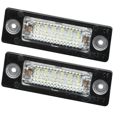 2PC LED Kennzeichenbeleuchtung Nummernschild für VW T5 Caddy Passat Touran Golf - Bild 1 von 4