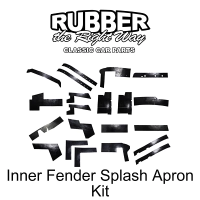 1966 1967 1968 1969 Lincoln Continental Inner Fender Splash Apron Kit - Image 1 of 4