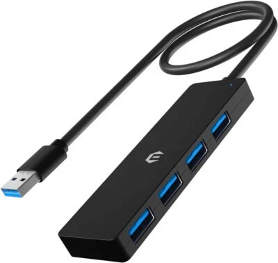 USB 3.0 Hub 4-Port USB Hub Multiplier Expander for Laptop HDD Console Car etc - Image 1 of 4