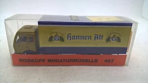 Maleta Roskopf 467 Mercedes 1625 dorada metálica azul HANNEN CERVEZA ANTIGUA en EMBALAJE ORIGINAL (26) - Imagen 1 de 3