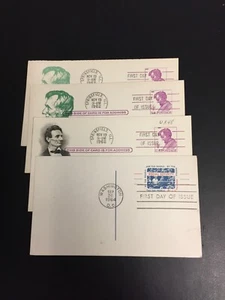 Four vintage U.S. postcards, one from 1964, three from 1962 - Picture 1 of 5